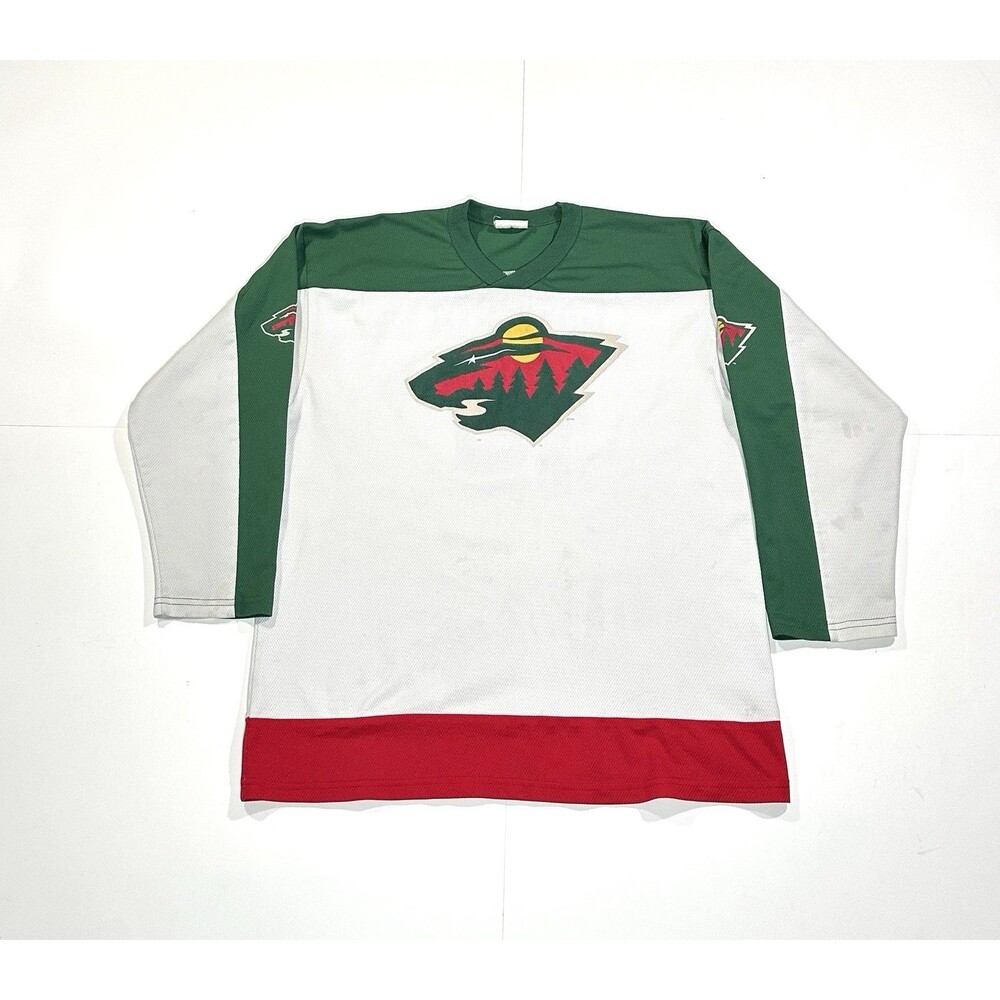VTG Minnesota Wild Marian Gaborik NHL Off the Bench Hockey Jersey Youth Size XL
